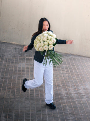 Rosas Blancas - Elige la cantidad que desees - Omotesandō Plants